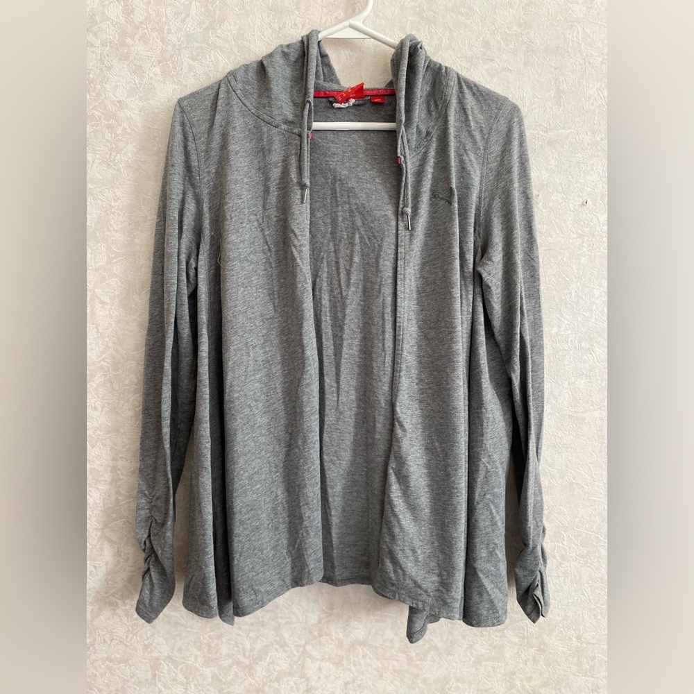 Puma women's extra small long sleeve gray cardigan